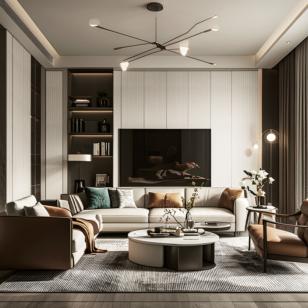 ZZ25 Straight Line Texture Panel - Lett luksus