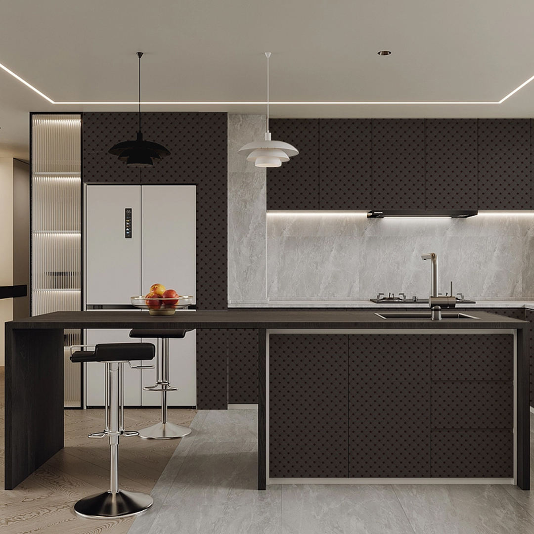 ZS34 vevd teksturpanel - naturlig